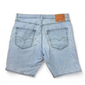 Levi's Denim Shorts Men's Size 36 Inseam 9 Light Wash 412 Denim